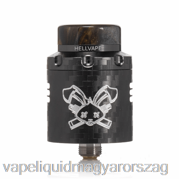 Hellvape Dead Rabbit V3 24mm Rda Gunmetal Szénszálas Vape Pen
